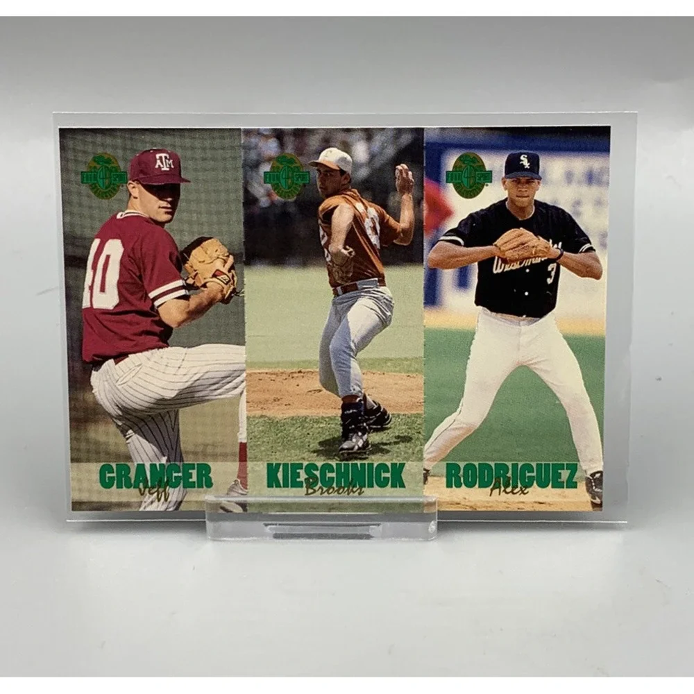 Alex Rodriguez 1993‎ Classic 4 Sport TRI-CARDS ROOKIE #TC13 Seattle Mariners